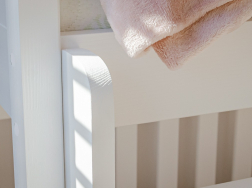 Dviaukštė vaikiška lova su stalčiais DAWID 80x180