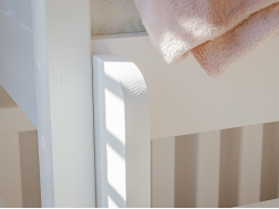 Dviaukštė vaikiška lova su stalčiais DAWID 90x200