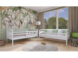 Dviaukštė vaikiška lova su stalčiais IGNAS 80x200