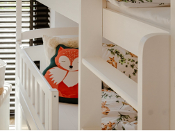 Dviaukštė vaikiška lova su stalčiais IGNAS 80x200