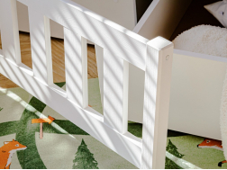 Dviaukštė vaikiška lova su stalčiais IGNAS 90x200