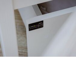 Dviaukštė vaikiška lova su stalčiais MONIKA 80x200