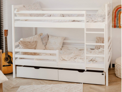 Dviaukštė vaikiška lova su stalčiais NEMO 90x200