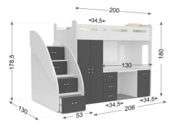 Vaikiška lova ZUZIA PLUS
