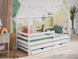 Dvigulė vaikiška lova su stalčiais DISNEY 80x200