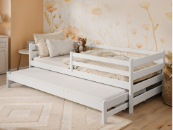 Dvigulė vaikiška lova su stalčiais HABI 90x200