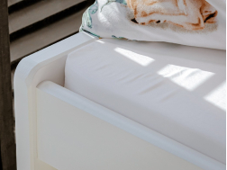 Dvigulė vaikiška lova su stalčiais SENSO 80x160