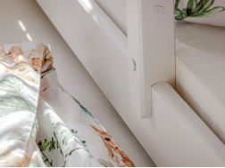 Dvigulė vaikiška lova su stalčiais SENSO 80x160