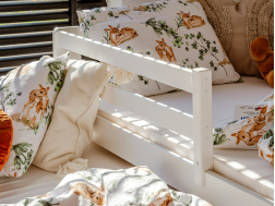 Dvigulė vaikiška lova su stalčiais SENSO 80x180