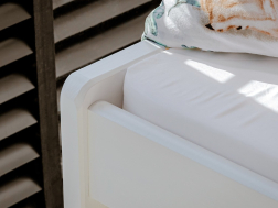 Dvigulė vaikiška lova su stalčiais SENSO 90x190