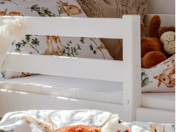 Dvigulė vaikiška lova su stalčiais SENSO 90x200