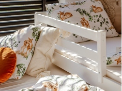 Dvigulė vaikiška lova su stalčiais SENSO 90x200