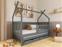 Dvigulė vaikiška lova su stalčiais TYTUS 80x160