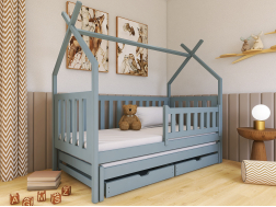 Dvigulė vaikiška lova su stalčiais TYTUS 80x200