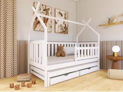Dvigulė vaikiška lova su stalčiais TYTUS 80x200