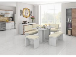 Dvivietė taburetė BON-05 eko smėlio