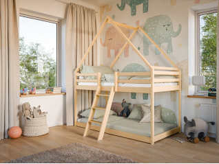 Dviaukštė vaikiška lova SWEET 80x180