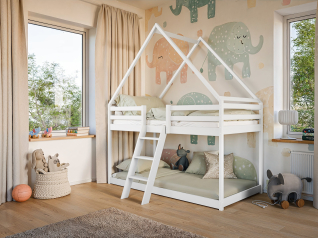 Dviaukštė vaikiška lova SWEET 80x180