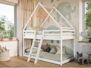 Dviaukštė vaikiška lova SWEET 90x200
