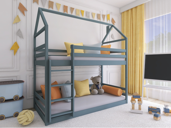 Dviaukštė vaikiška lova AXEL 80x180 1