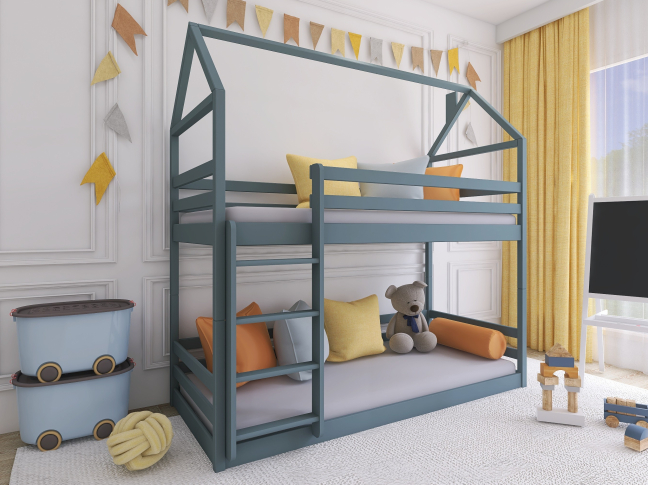 Dviaukštė vaikiška lova AXEL 80x200 4