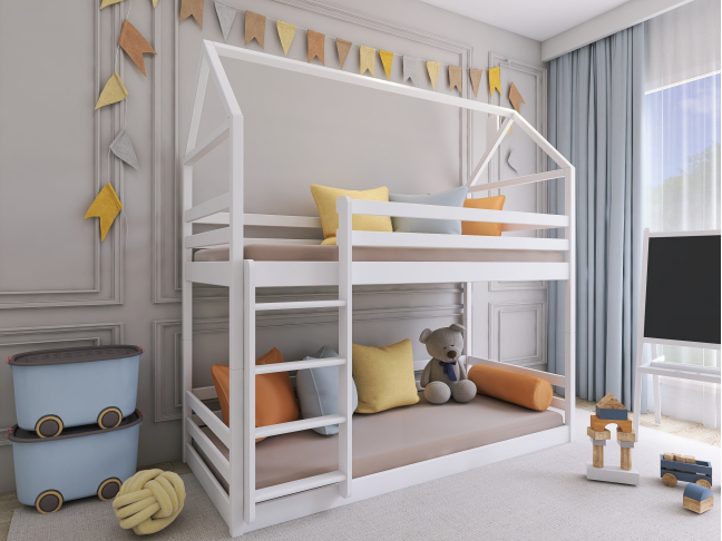 Dviaukštė vaikiška lova AXEL 90x200