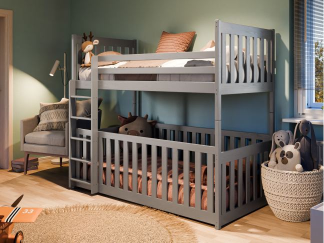 Dviaukštė vaikiška lova CRIS 80x160 2 Dviaukštė vaikiška lova CRIS 80x160 2