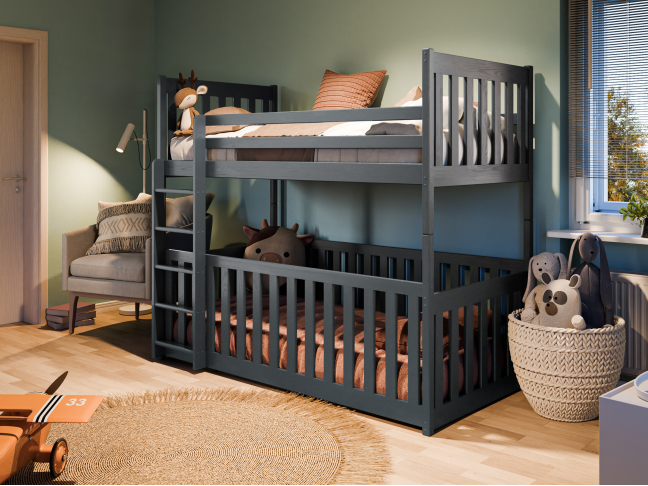 Dviaukštė vaikiška lova CRIS 80x180 2