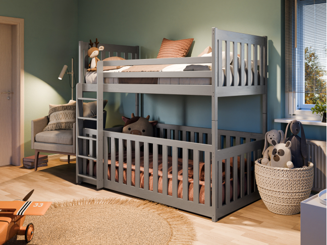 Dviaukštė vaikiška lova CRIS 90x200 2 Dviaukštė vaikiška lova CRIS 90x200 2