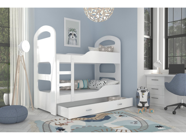 Dviaukštė vaikiška lova DOMINIK 1 Dviaukštė vaikiška lova DOMINIK 1
