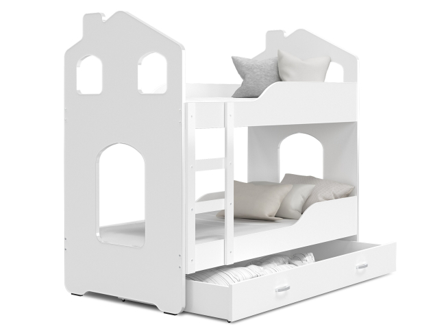 Dviaukštė vaikiška lova DOMINIK DOMEK Dviaukštė vaikiška lova DOMINIK DOMEK