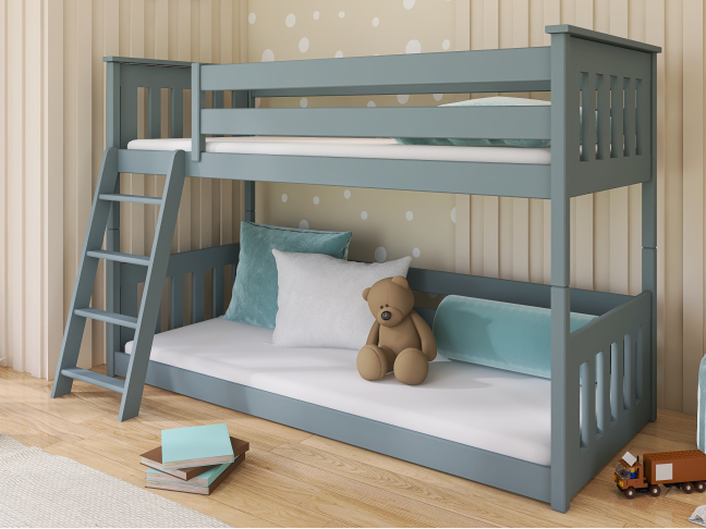 Dviaukštė vaikiška lova KEVIN 80x160 2