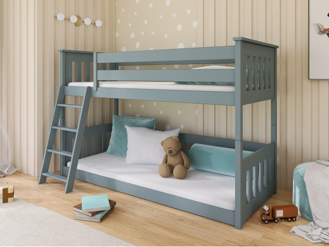 Dviaukštė vaikiška lova KEVIN 90x200 2
