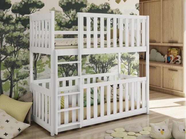 Dviaukštė vaikiška lova KONRAD 80x160 2