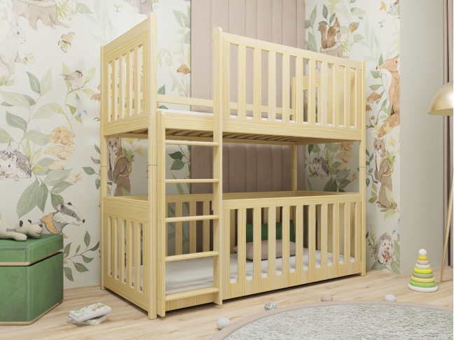 Dviaukštė vaikiška lova KONRAD 80x160