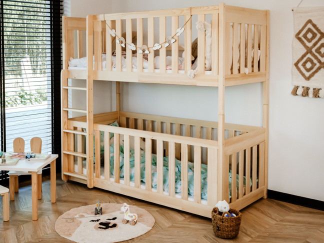 Dviaukštė vaikiška lova KONRAD 80x160 3