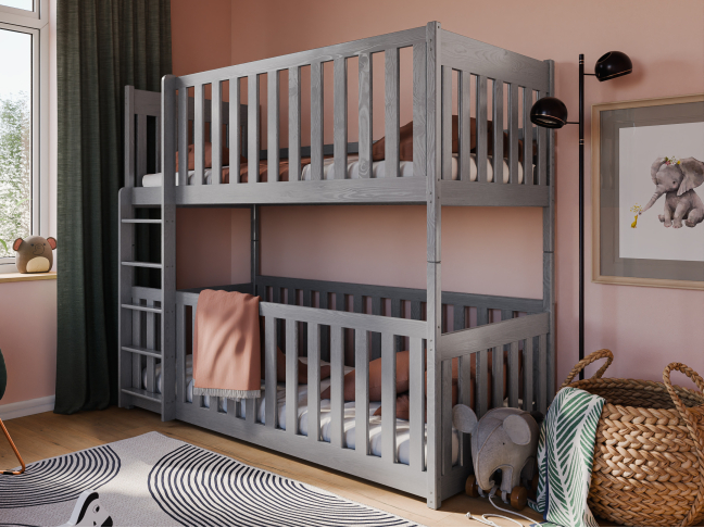 Dviaukštė vaikiška lova KONRAD 80x200 Dviaukštė vaikiška lova KONRAD 80x200