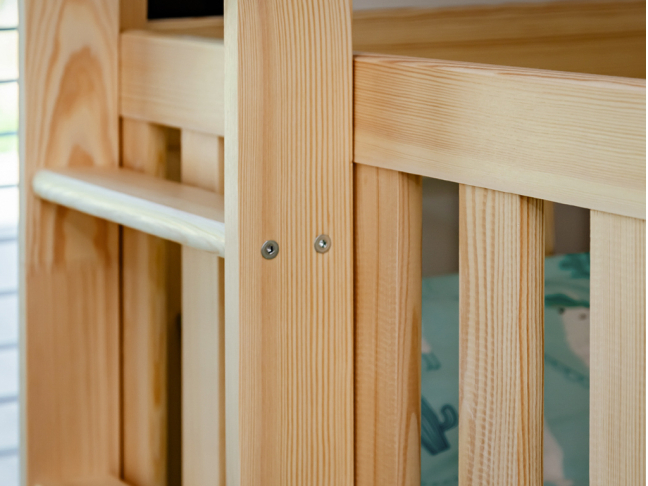 Dviaukštė vaikiška lova KONRAD 90x190 11