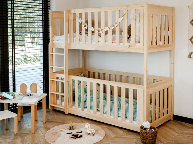 Dviaukštė vaikiška lova KONRAD 90x190 5 Dviaukštė vaikiška lova KONRAD 90x190 5