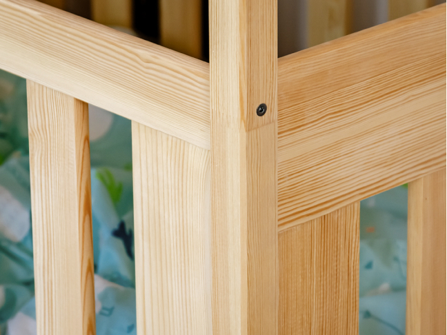 Dviaukštė vaikiška lova KONRAD 90x190 9