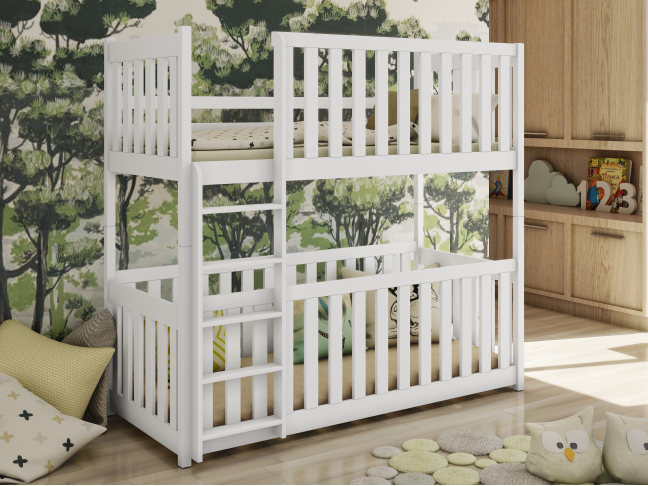 Dviaukštė vaikiška lova KONRAD 90x200 2 Dviaukštė vaikiška lova KONRAD 90x200 2