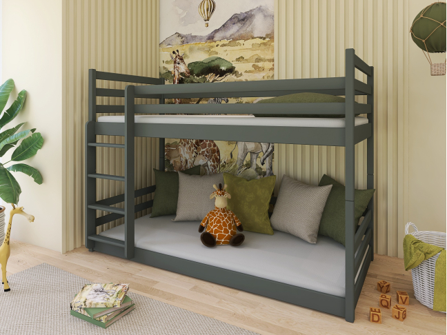 Dviaukštė vaikiška lova MINI 80x160 2 Dviaukštė vaikiška lova MINI 80x160 2