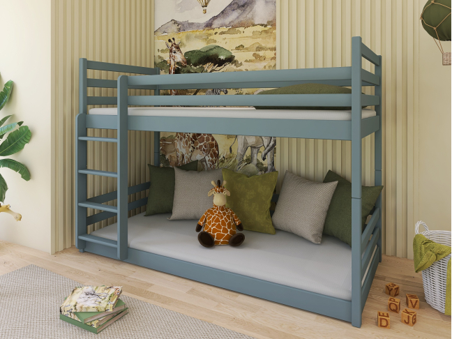 Dviaukštė vaikiška lova MINI 80x180 3 Dviaukštė vaikiška lova MINI 80x180 3