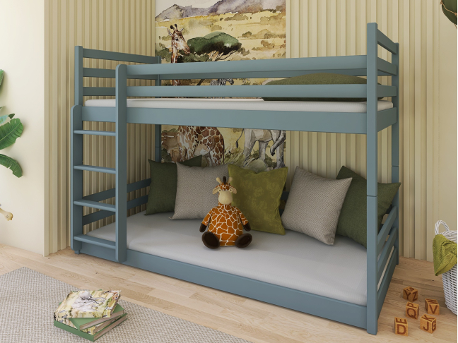 Dviaukštė vaikiška lova MINI 90x190 3 Dviaukštė vaikiška lova MINI 90x190 3
