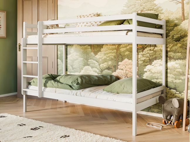 Dviaukštė vaikiška lova NICO 90x200 Dviaukštė vaikiška lova NICO 90x200