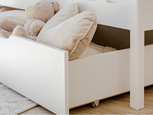 Dviaukštė vaikiška lova su stalčiais DAWID 80x160 8