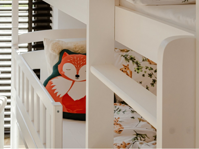 Dviaukštė vaikiška lova su stalčiais IGNAS 80x160 8