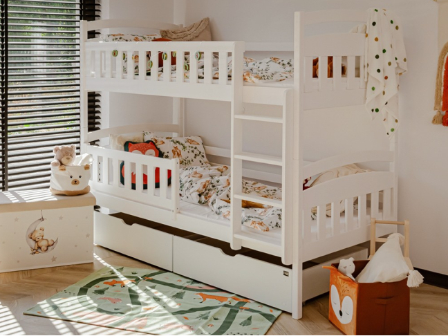 Dviaukštė vaikiška lova su stalčiais IGNAS 80x180 4