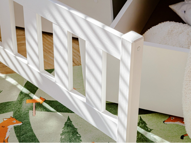 Dviaukštė vaikiška lova su stalčiais IGNAS 90x190 11