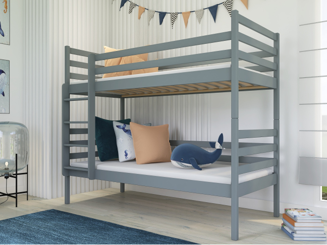 Dviaukštė vaikiška lova su stalčiais NEMO 80x160 2